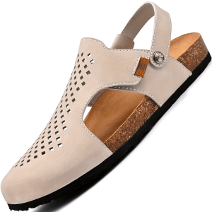 Sandals for Men Closed Toe Fisherman Men's Black Brown Grey Size Summer Flip Flops Slippers Shoes Male Hiking Shoe Man Casual
