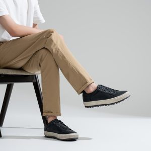 Men'S Shoes Leather Casual Shoes for Men Fashion Sneakers Business Casual Dress Shoes
