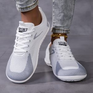 Autumn And Winter Women'S Daily Off-Road Sneakers, Breathable And Lightweight Mesh, Road Marathon Outdoor Anti-Slip Casual Shoes, Casual Running Shoes, Gym Exercise Shoes, Comfortable Tennis Shoes, Lightweight Running Shoes, Women Shoes